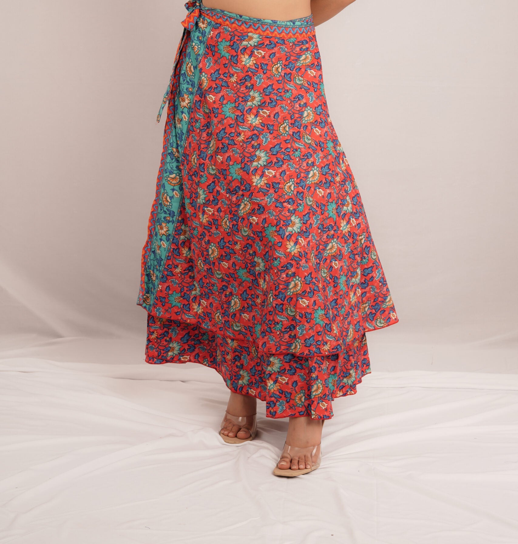 Halterneck & Wrap Skirt Set