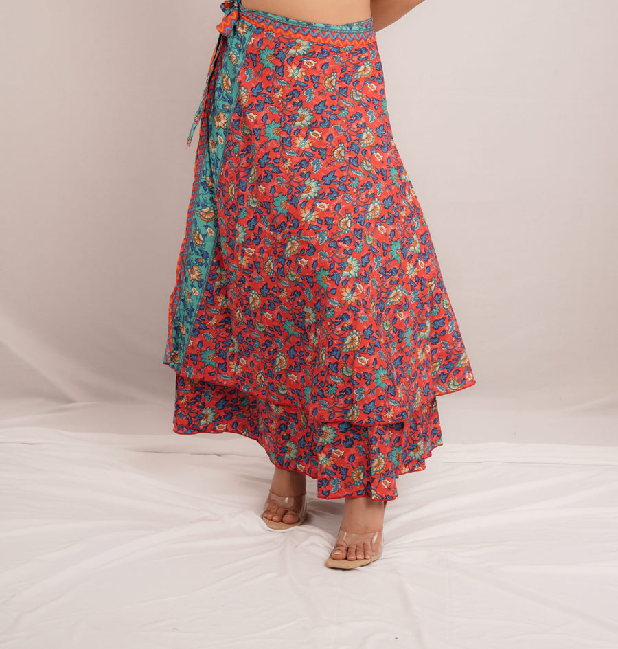 FLEVOLAND WRAP AROUND SKIRT