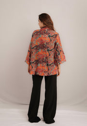MEXICO HALTERNECK TOP & KIMONO SET