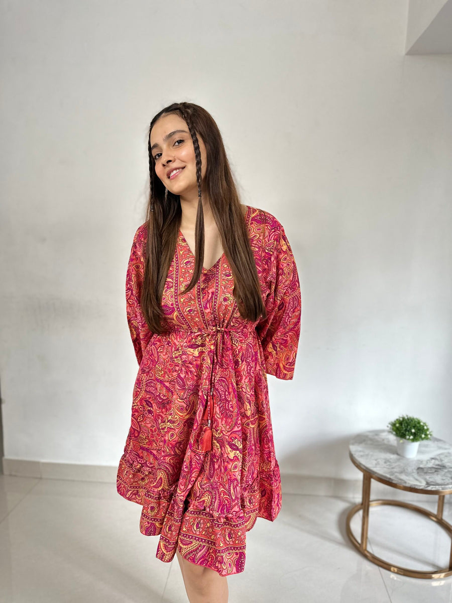 LALGARH DRAWSTRING DRESS (SHORT)