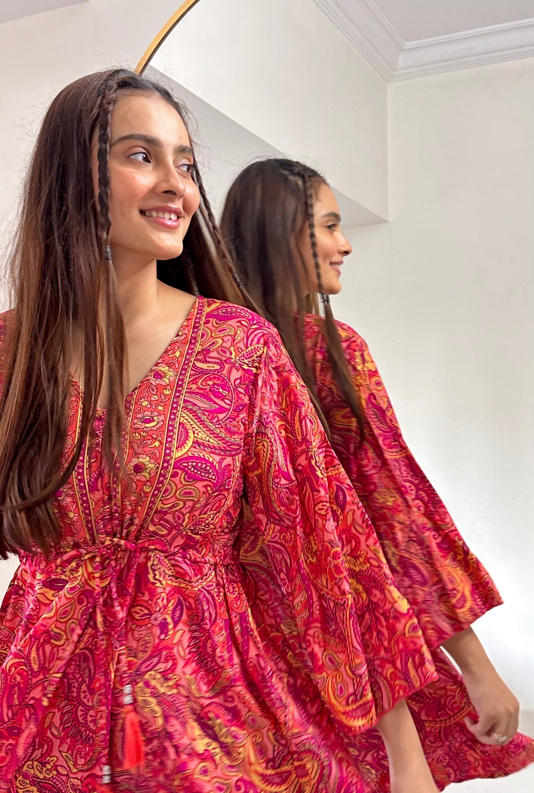 LALGARH DRAWSTRING DRESS (SHORT)