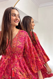 LALGARH DRAWSTRING DRESS (SHORT)