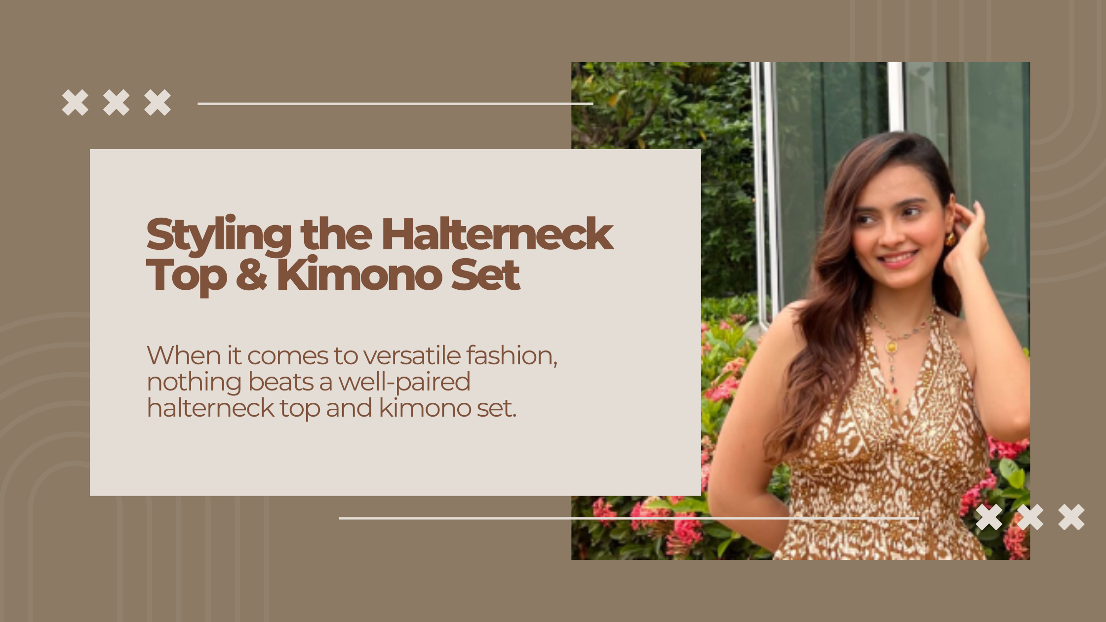 Styling the Halterneck Top & Kimono Set for Different Occasions