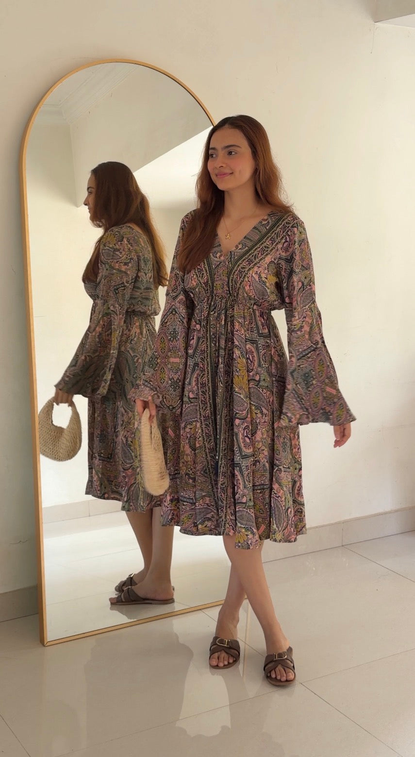 NAPLES DRAWSTRING DRESS