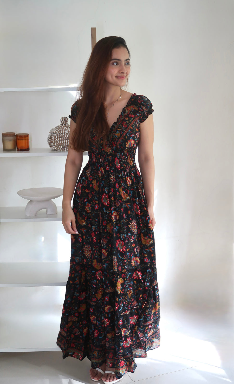 DOHA SMOCKED DRESS