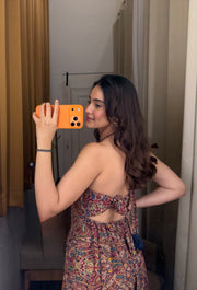 MYANMAR TIE-BACK DRESS