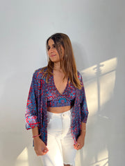 BERLIN HALTERNECK & KIMONO SET