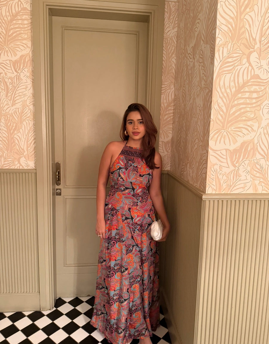 MEXICO TIE- BACK DRESS