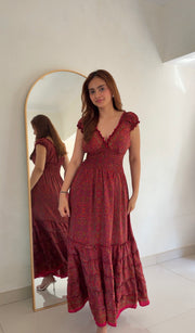 SEOUL SMOCKED DRESS