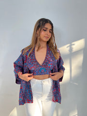 BERLIN HALTERNECK & KIMONO SET