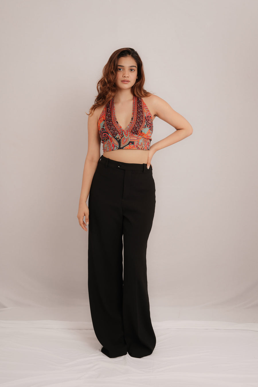 MEXICO HALTERNECK TOP