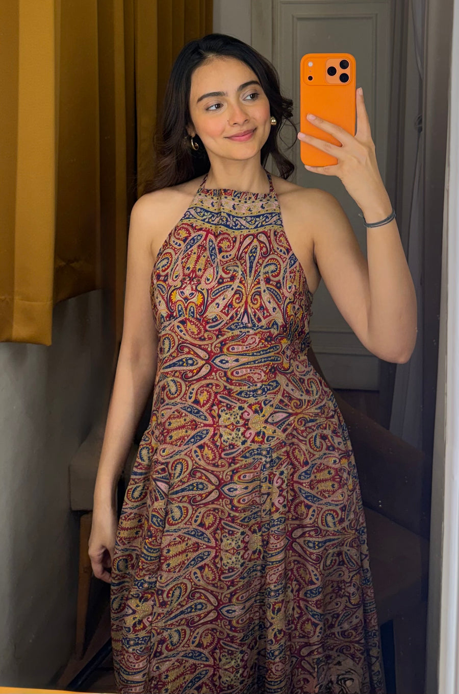 MYANMAR TIE-BACK DRESS